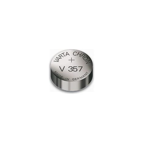 Micro Pile Bouton  Varta Sr44 - V357 Silver 1,55v (EMBALLAGE 1 Unit)  Ø11,6x5,4mm (1/3)