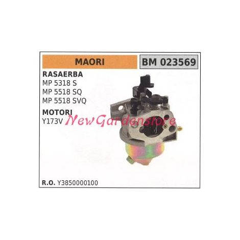 Carburatore a vaschetta MAORI rasaerba tosaerba tagliaerba MP 5318S SQ 023569