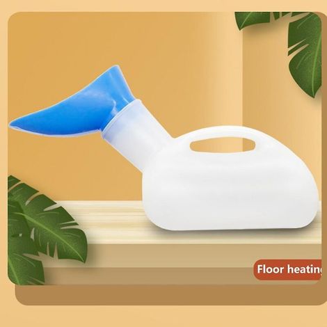 Urinoir de voiture portable unisexe avec couvercle et entonnoir pour le camping en plein air (1/5)