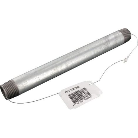 Racor p.tubos galv. 1/2"x200mm UNIVERSAL FG2312200L