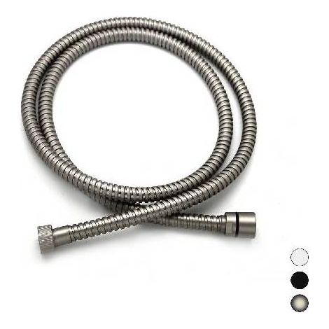 FLÉCHISSEUR DE DOUCHE EN LAITON Dimensions : nickel brossé mat, 150 cm