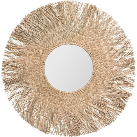 Dekospiegel rund, Seegras, Ø 80 cm (1/5)