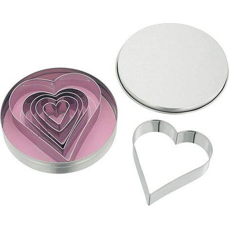 Judge Heart Shaped Cutters (Set Of 6)
