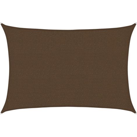 Maison Exclusive - Sonnensegel 160 g/m² Braun 2,5x3,5 m HDPE