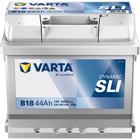VARTA BATTERIE 44, AH 440, A/EN 544402044K262 L 207MM B 175MM H 175MM