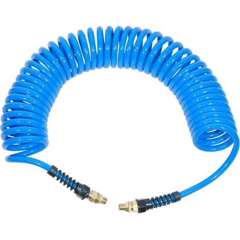 Tuyau air polyurethane spirale pu pneumatique 8 mm longueur 10 metres