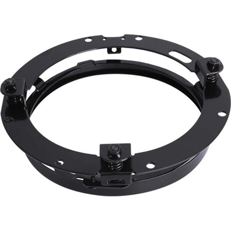 Support de fixation pour phares ronds 7 pouces (18 cm) pour motos et jeeps