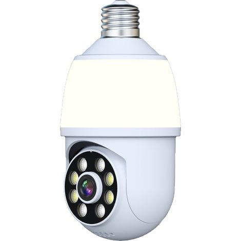 Caméra Ampoule Étanche 2MP - Surveillance Extérieure Intelligente Sans Fil 2K (1/4)