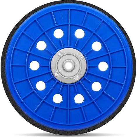225-mm-Schleifteller M14 für Giraffe Deckenschleifer mit langem Hals, blau (1/5)