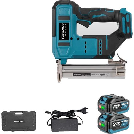 Rahmen-Nagelpistole, 2-in-1-Design, bürstenloser Motor, 2xBatterie Set (1/2)