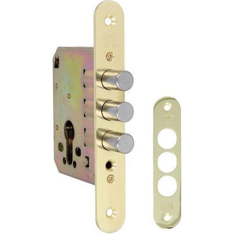 AMIG cerradura 103-50 latonada amig , Cerradura 103 Acero Latonado Barnizado de la marca Amig.