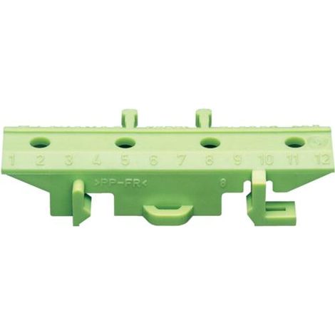 Socle de montage pour bornes en laiton vert HAGER KZ013