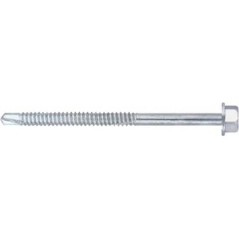 100 x VITE P/LAMIERA AUTOPERFORANTE TECC 6,3X130MM ZN AP6