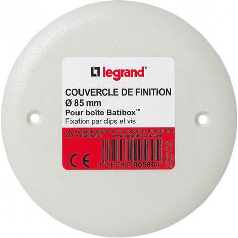 Coperchio per scatola da incasso Batibox - muratura - 85 mm LEGRAND