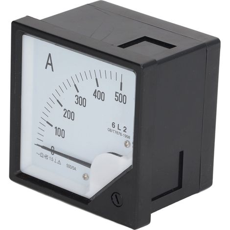 Analoges Verstärkermessgerät mit Zeiger, Wechselstrom-Amperemeter, Stromprüfer, Messfeld 0–500 A (1/5)