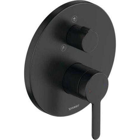 Duravit C.1 mezclador monomando para ducha empotrada, roseta (1/2)