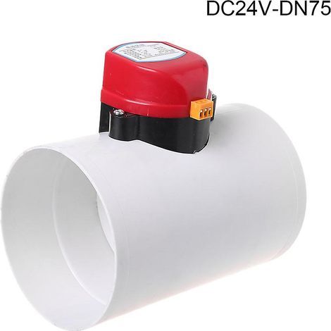 Clapets de régulation de débit électriques pour conduits de ventilation en PVC 220/12/24 V (1/5)
