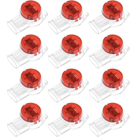 CSPARKV 50pcs Connecteurs UY K3 Connecteur de Câble Téléphonique Étanche Remplis de Gel UY Connecteur d'épissure Bout Connecteur à Sertir Gelée pour Joints de Fil de Téléphone Câble