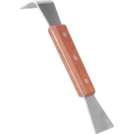 Bienenhebegestell, Entdeckelungsmesser aus Edelstahl mit Holzgriff (1/5)