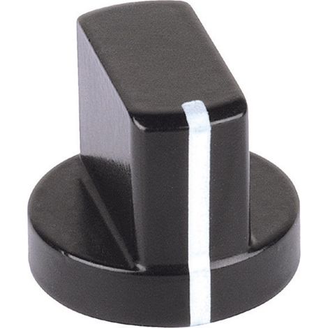 Mentor 5583.6631 5583.6631 Knebelknopf Schwarz (Ø x H) 24 mm x 19 mm 1 St.