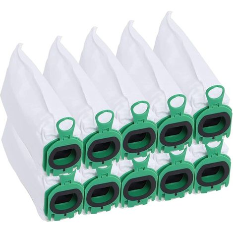 10 Sacs Filtrants - Pour Aspirateur Kobold VB100 FP100 - Microfibre 5 Couches - Compatible VB100 FP100 - 3.5 L (1/5)