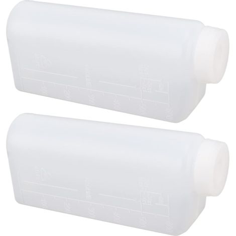 Oil Mixing Bottle Container, Oil Essence Fuel Mixing Bottle 2 Stroke 600ML Nylon Plastic for Ironing Machine (1/5)
