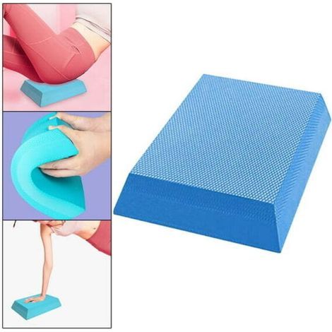 Blaue Yogamatte 6 x 22 x 31 cm für optimales Stabilitätstraining und verbesserte Balance und Koordination (1 Stück pro Packung).