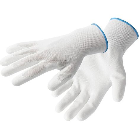 Guanti di protezione HOEGERT - rivestimento in poliuretano bianco