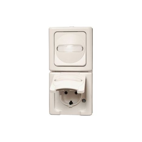 KOPP 130802000 CEE 7/3 BASE BLANCO
