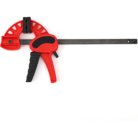 Pince de barre en F, pince en F pour le travail du bois, pince de serrage en F pince outil de menuisier en bois, pince de maintien E-Z à une main/pince de serrage de barre d'écartement accessoires de (1/5)
