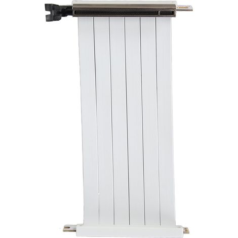 Câble d'extension PCIe 3.0 X16 inversé blanc 60cm, connecteur flexible double face pour carte graphique, haute vitesse