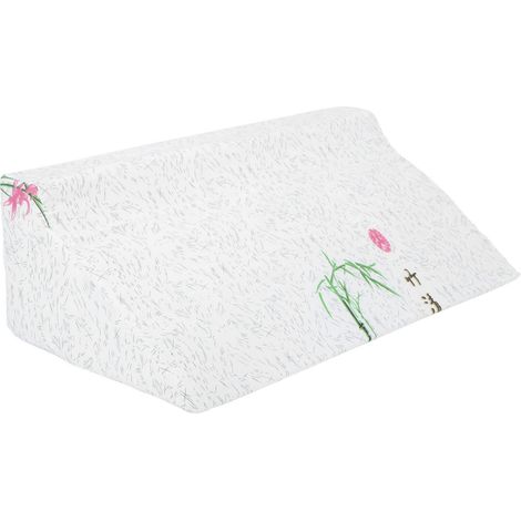 Oreiller compensé latéral pour lit de couchage, réduisant les maux de dos, lavable en forme de R, pour Patients alités, 50x25x15cm (1/5)