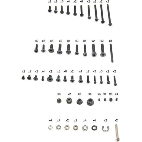 Screw nut assortment box: 8x (tlr345000)