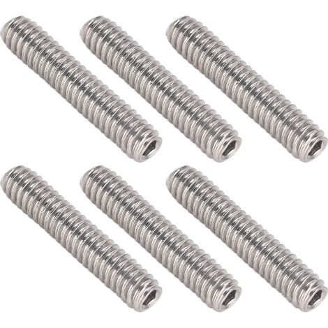 Kit d'assortiment de 50 vis sans tête en acier inoxydable A2-70, vis de fixation M2x10 (1/5)