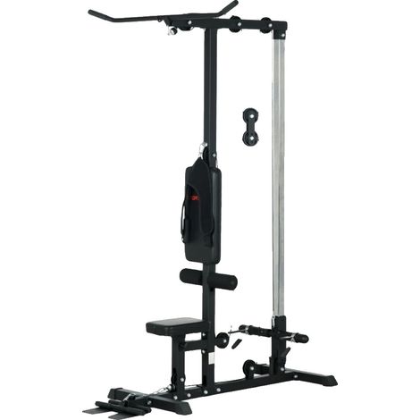 Dispositivo de tracción de cables, estructura de acero, diseño plegable, color negro. (1/2)