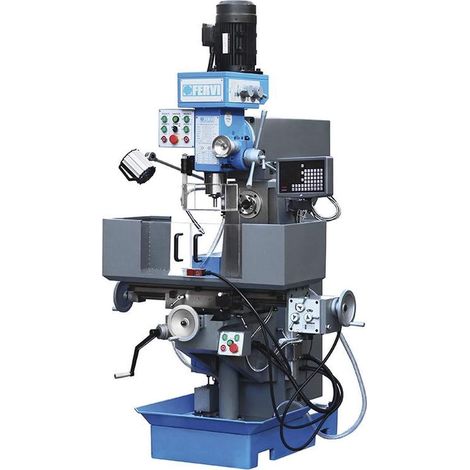 FRAISEUSE VERTICAL UNIVERSEL TÊTE RAPIDE POUR MÉTAL 400V 1,5kW FERVI F050U (1/5)