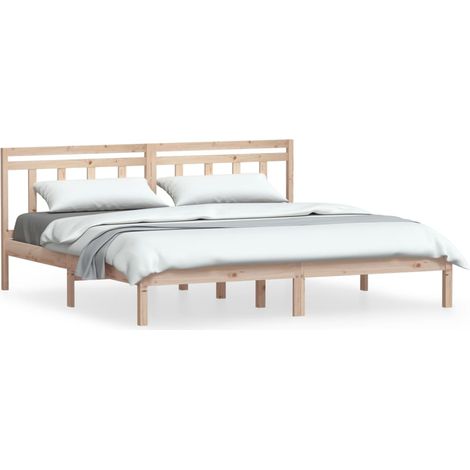 Maison Exclusive - Giroletto in Legno Massello di Pino 160x200 cm (1/5)
