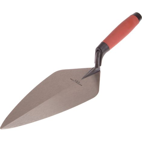 Marshalltown 33-Inch London Pattern Brick Trowel with DuraSoft Handle – 11-Inch Length, 4 7/8-Inch Width, Model M/T3311D