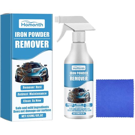 Poudre antirouille, outil de nettoyage doux et sûr pour les pièces métalliques de voiture. (1/4)