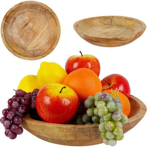 Panier en bois pour fruits, légumes, salades, en-cas, plats 1,5 L (1/5)