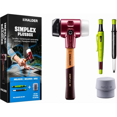 Halder SIMPLEX Plusbox GaLaBau Ø 60mm Standfuß plus PICA Marker Big Dry 3027s030 (1/3)