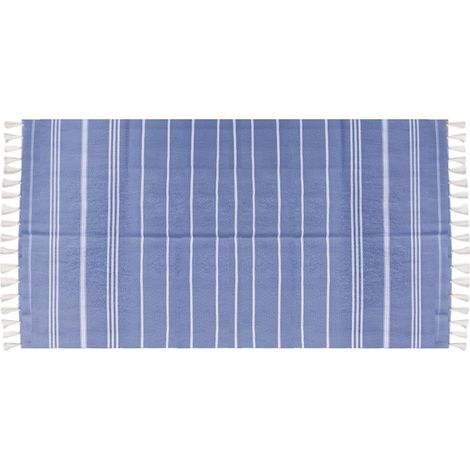 Beach Towel, Bath Sheet, Striped Absorbent Quick Dry Lightweight Fabric, Large Soft Cotton Summer Travel Essential, Pool Wrap for Outdoor Camping Holiday Swimming, 35.43x70.87 inches (1/5)