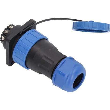 Connecteur électrique aviation étanche IP68 380V 45A, 9 broches, diamètre de contact 1.8mm, sans soudure, pour prises et socles (1/5)