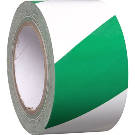 Moravia Ruban de marquage au sol PROline-tape vert/blanc autocollant 50 mm x 33 m (1/2)