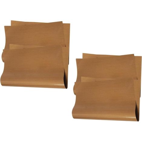 4 Feuilles Torchon à vaisselle batterie de cuisine batteries de cuisine boulangerie Tapis de revêtement de moule à gâteau double face tapis de cuisson réutilisable pour four Téflon Amosfun'-'- (1/5)