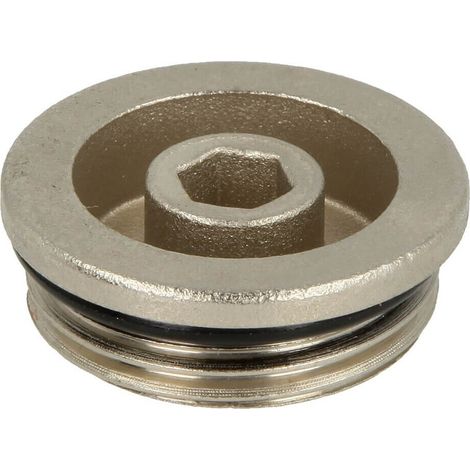 Bouchon autoétanche pour collecteur chauffage, 1'' (26/34)