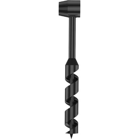 Mèche à Bois Manuelle en Acier Carbone Spiralée 16×260mm, Foret à Visser à la Main pour Perçage du Bois sans Outil Électrique (1/4)