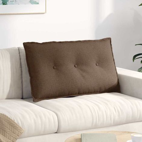 Rückenkissen Braun 80 x 19 x 50 cm Stoff
