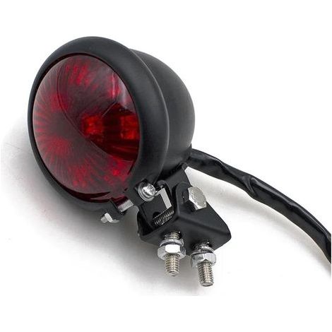 Feu Arrière Universel Modifié pour Moto Cruiser Feu De Stop LED 12 V en Alliage D'aluminium Feu arrières (1/4)