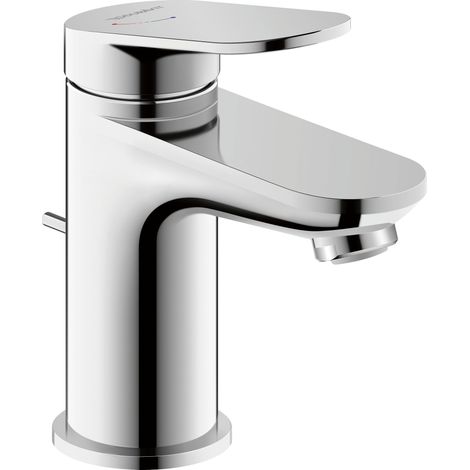 DURAVIT WA1011001010 Wave 1H-Wmi S Robinetterie sur pied sortie lave-mains chromée (1/5)